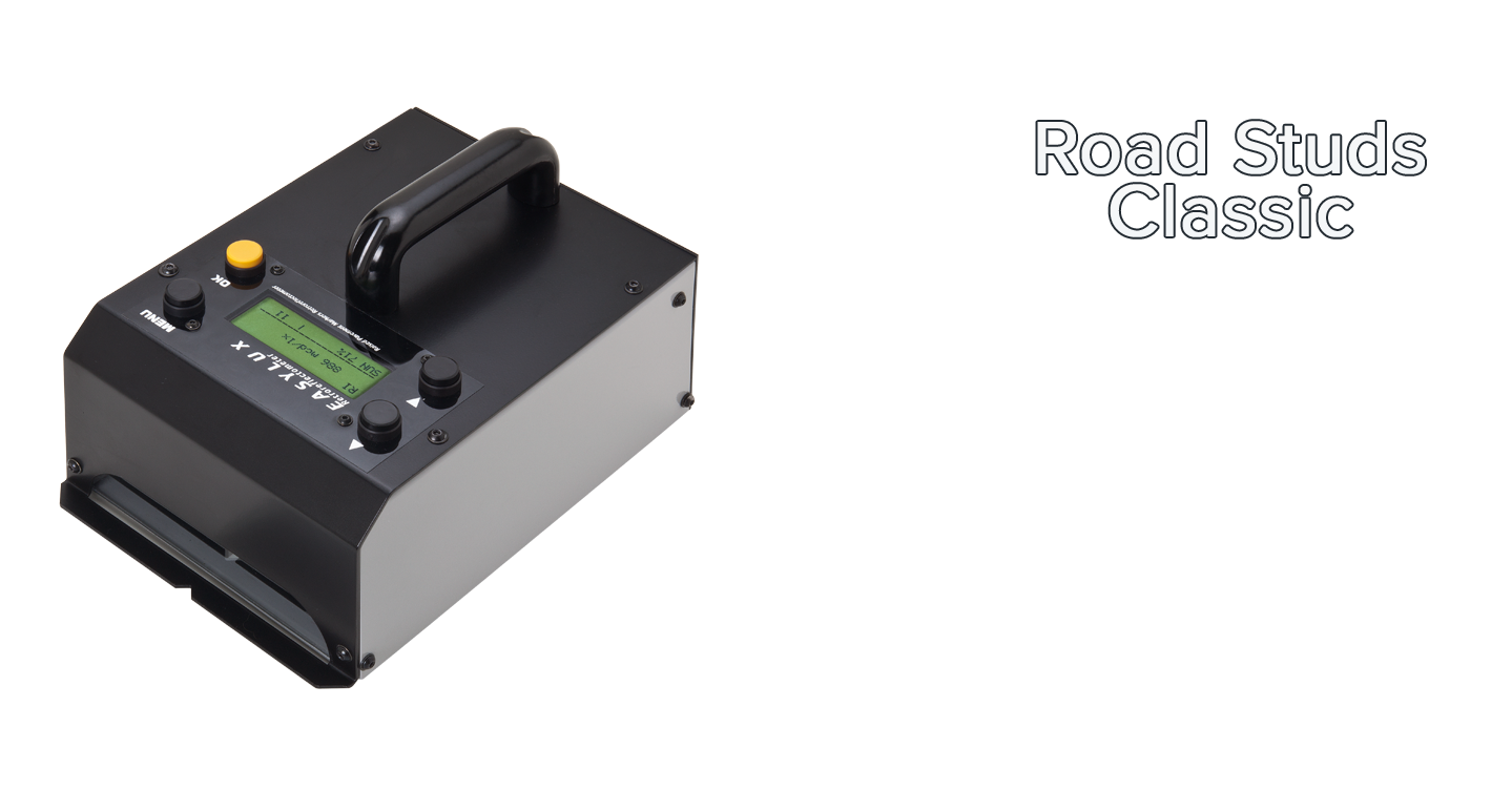 Retrorreflectómetro Captafaros Easylux / es robusto y muy compacto / puede medir la retrorreflexión (RI) y colores de captafaros