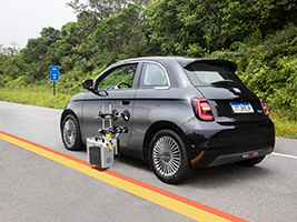 Mobile Retroreflectometer for road markings – LED optical system.